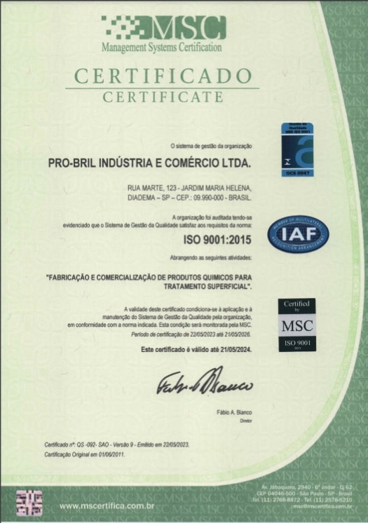 certificado